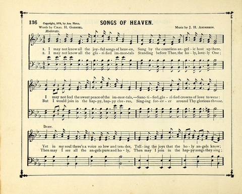 The Gem of Gems: a choice collection of sacred songs, original and selected, for the use of Sunday-Schools, Bible Classes and Social Worship page 136