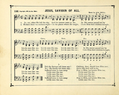 The Gem of Gems: a choice collection of sacred songs, original and selected, for the use of Sunday-Schools, Bible Classes and Social Worship page 146