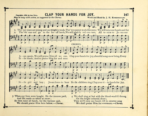 The Gem of Gems: a choice collection of sacred songs, original and selected, for the use of Sunday-Schools, Bible Classes and Social Worship page 147
