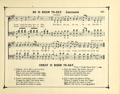 The Gem of Gems: a choice collection of sacred songs, original and selected, for the use of Sunday-Schools, Bible Classes and Social Worship page 157