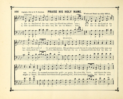 The Gem of Gems: a choice collection of sacred songs, original and selected, for the use of Sunday-Schools, Bible Classes and Social Worship page 164