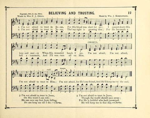The Gem of Gems: a choice collection of sacred songs, original and selected, for the use of Sunday-Schools, Bible Classes and Social Worship page 17