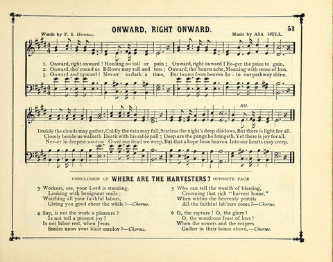 The Gem of Gems: a choice collection of sacred songs, original and selected, for the use of Sunday-Schools, Bible Classes and Social Worship page 51