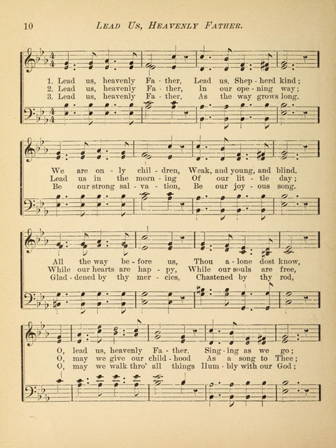 The Hosanna: a book of hymns, songs, chants, and anthems for children page 10