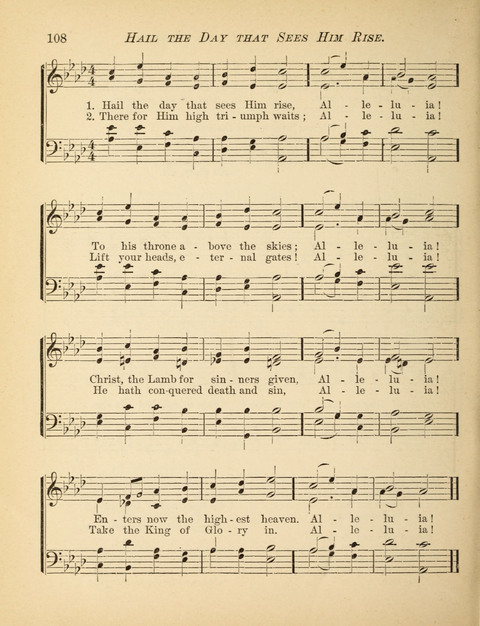 The Hosanna: a book of hymns, songs, chants, and anthems for children page 108