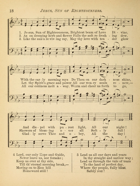 The Hosanna: a book of hymns, songs, chants, and anthems for children page 18