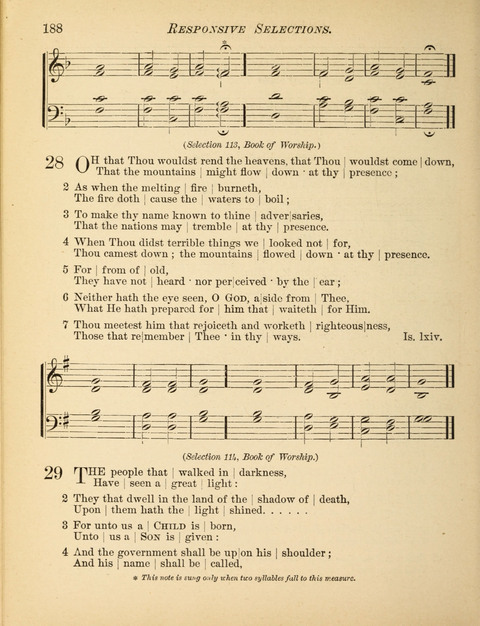 The Hosanna: a book of hymns, songs, chants, and anthems for children page 188
