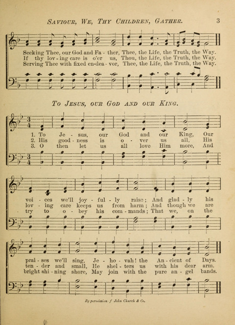 The Hosanna: a book of hymns, songs, chants, and anthems for children page 3