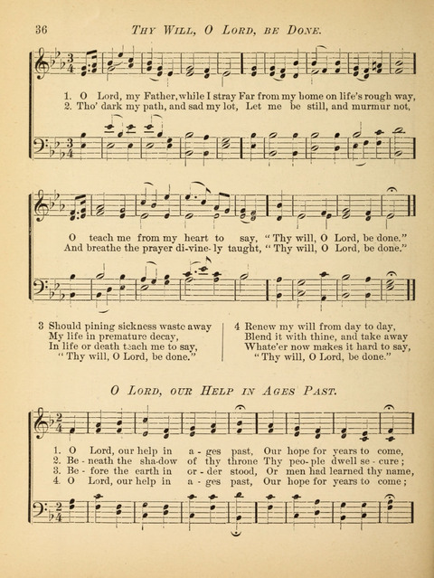 The Hosanna: a book of hymns, songs, chants, and anthems for children page 36