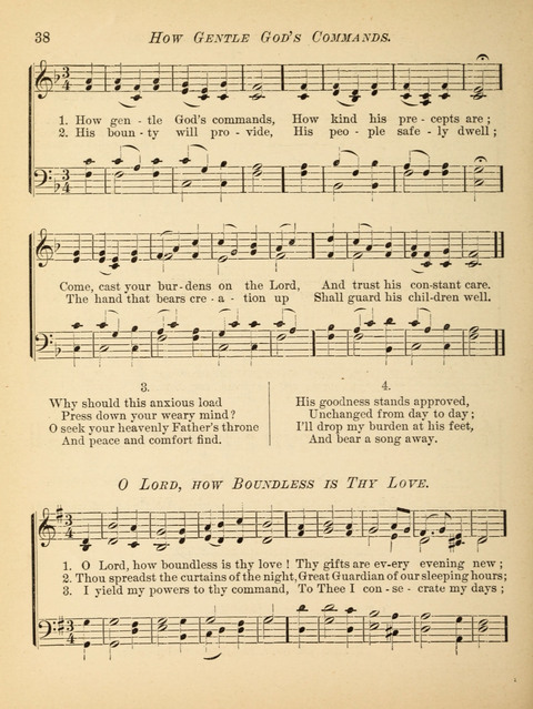 The Hosanna: a book of hymns, songs, chants, and anthems for children page 38
