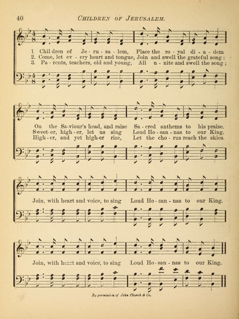The Hosanna: a book of hymns, songs, chants, and anthems for children page 40