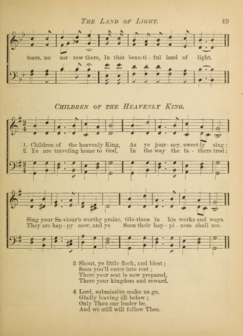 The Hosanna: a book of hymns, songs, chants, and anthems for children page 49