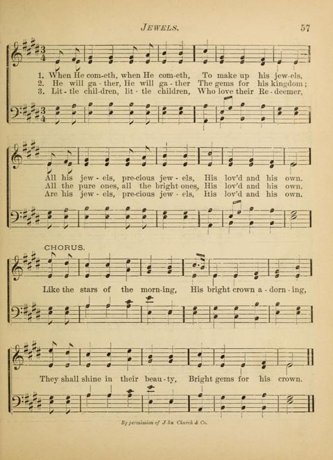 The Hosanna: a book of hymns, songs, chants, and anthems for children page 57