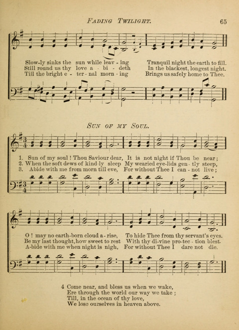 The Hosanna: a book of hymns, songs, chants, and anthems for children page 65