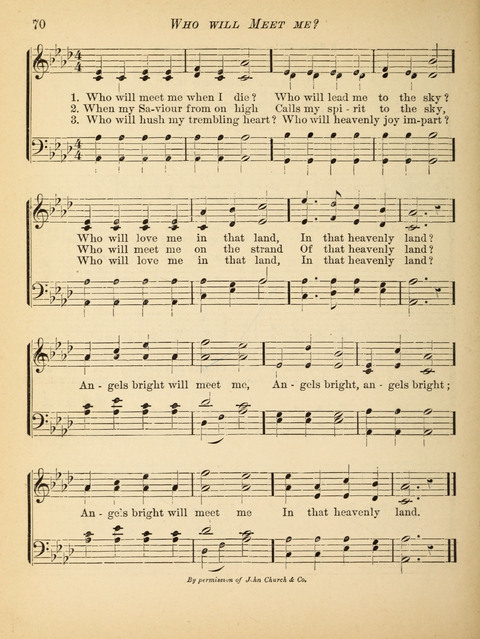 The Hosanna: a book of hymns, songs, chants, and anthems for children page 70