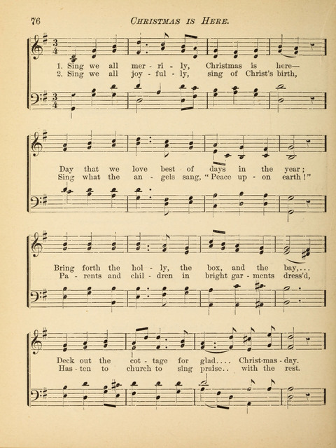 The Hosanna: a book of hymns, songs, chants, and anthems for children page 76