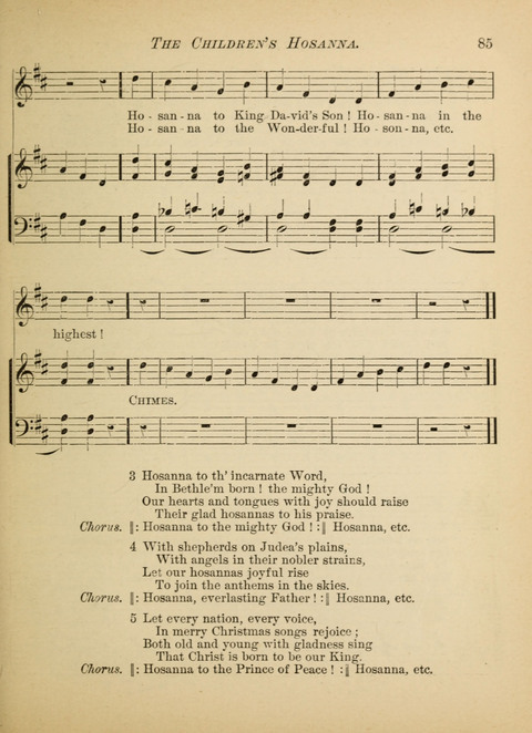 The Hosanna: a book of hymns, songs, chants, and anthems for children page 85