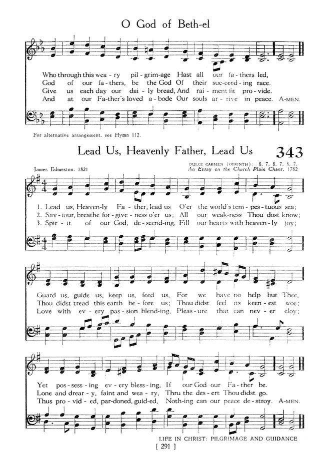 Lead Us, Heavenly Father, Lead Us