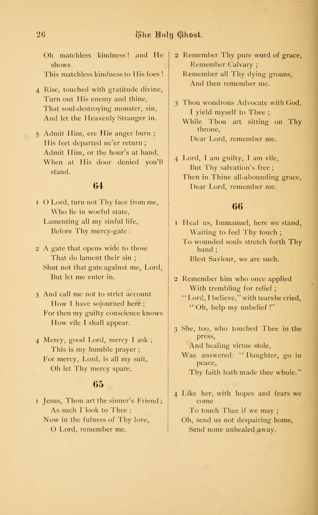 Hymnal page 26