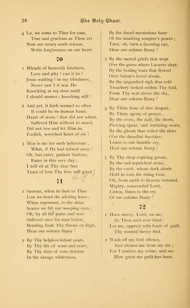 Hymnal page 28