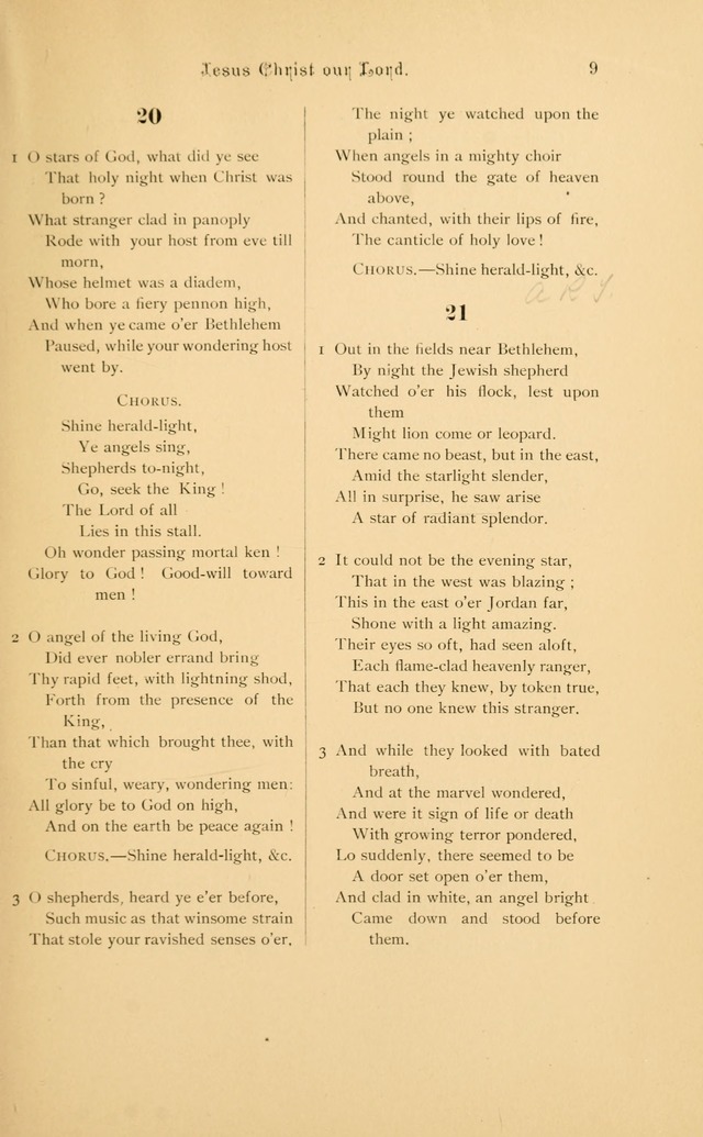 Hymnal page 9
