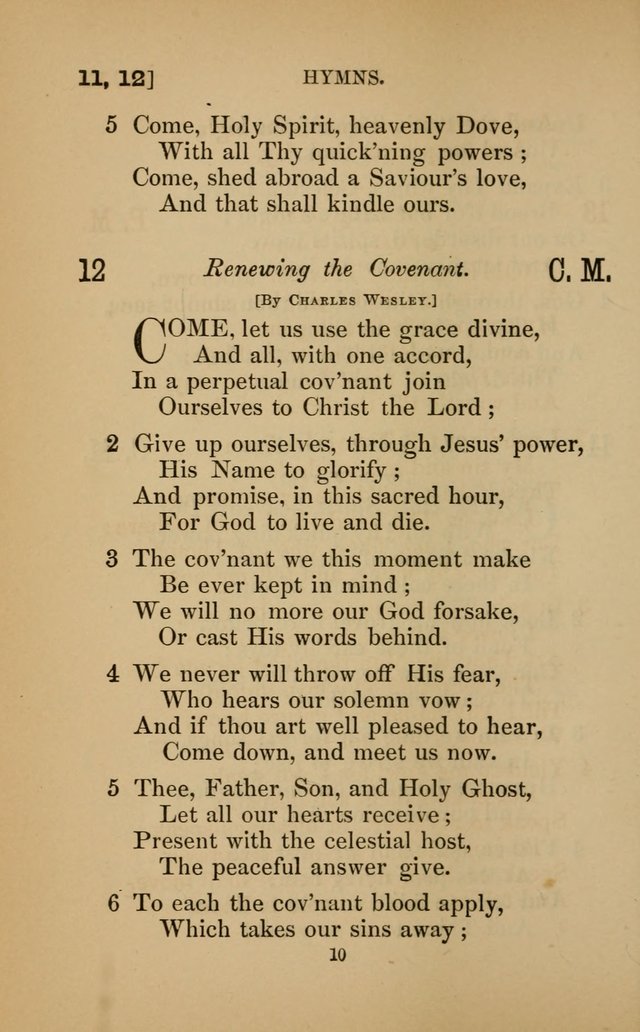 Hymns for All Christians page 10