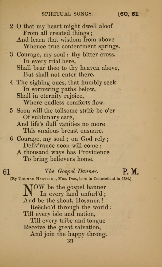 Hymns for All Christians page 131