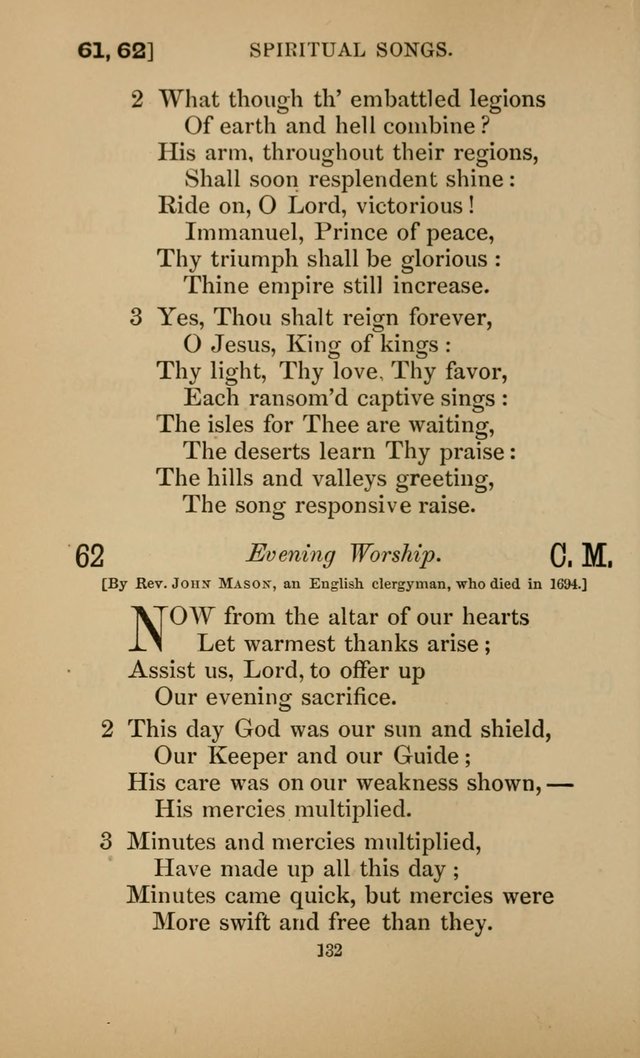 Hymns for All Christians page 132