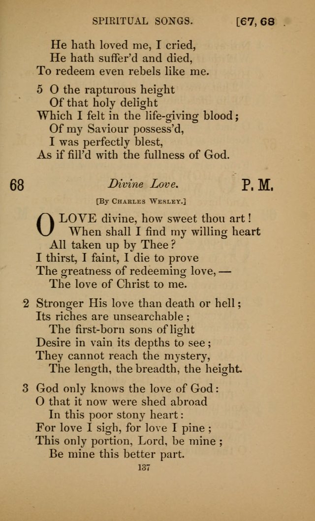 Hymns for All Christians page 137