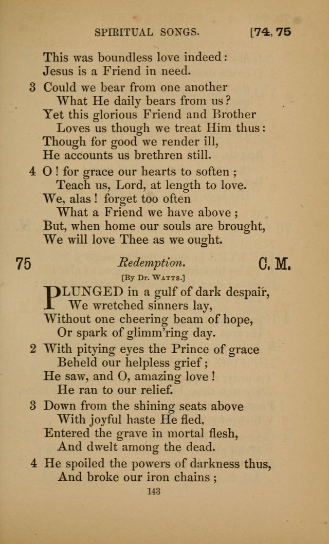 Hymns for All Christians page 143