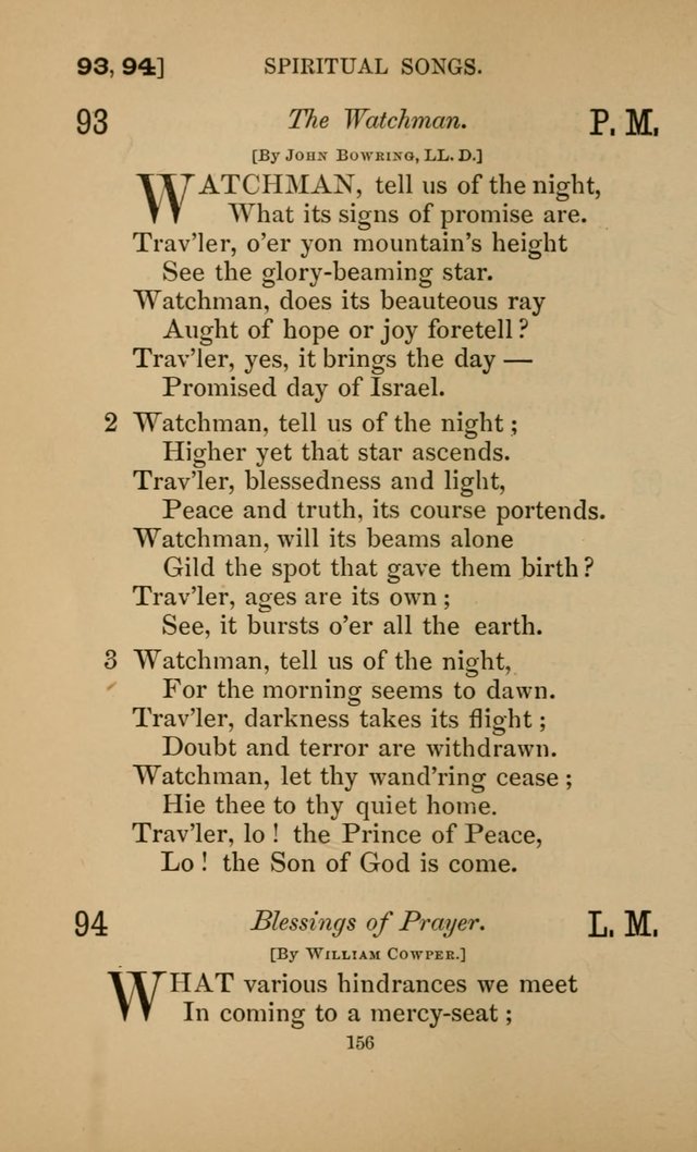 Hymns for All Christians page 156
