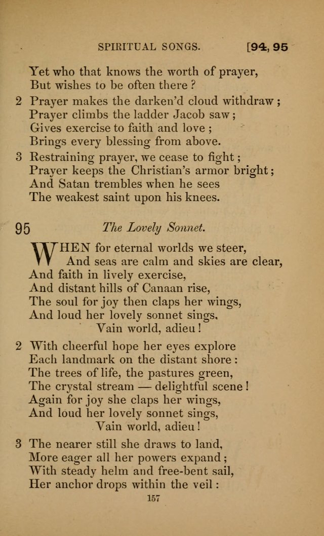 Hymns for All Christians page 157