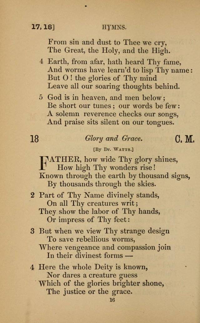 Hymns for All Christians page 16
