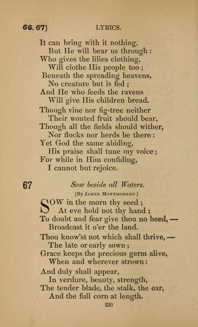 Hymns for All Christians page 230