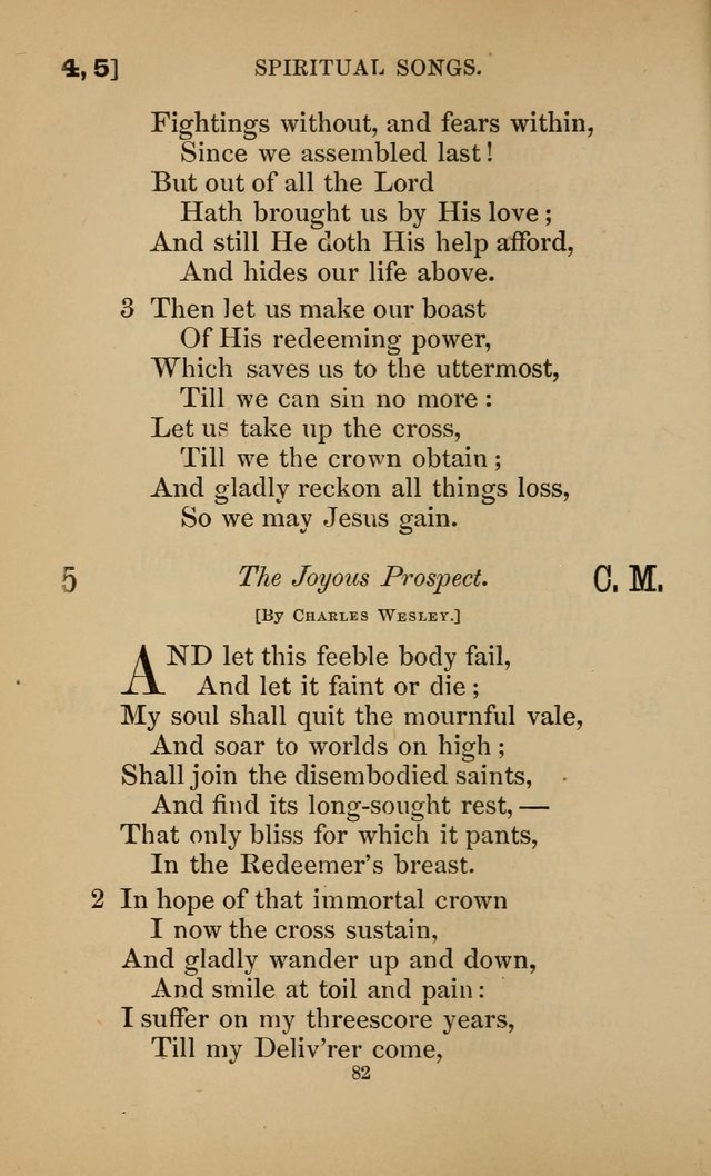 Hymns for All Christians page 82