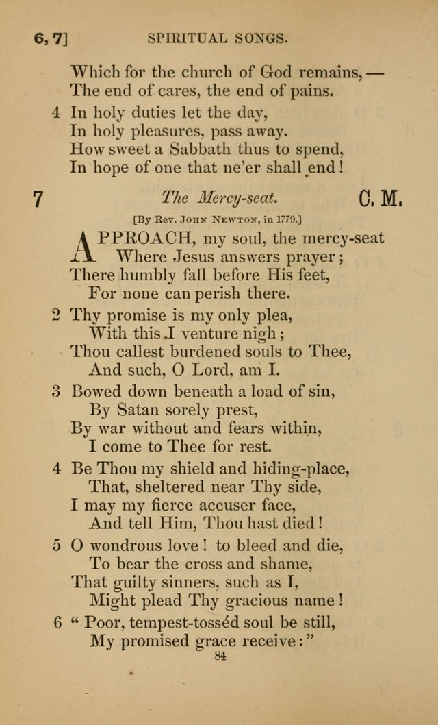 Hymns for All Christians page 84