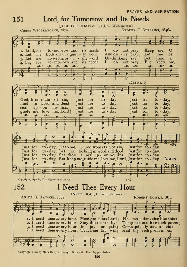 Hymnal for American Youth page 127