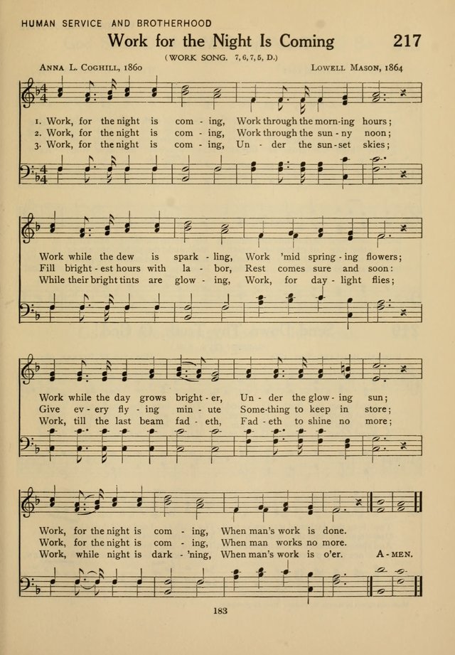 Hymnal for American Youth page 184