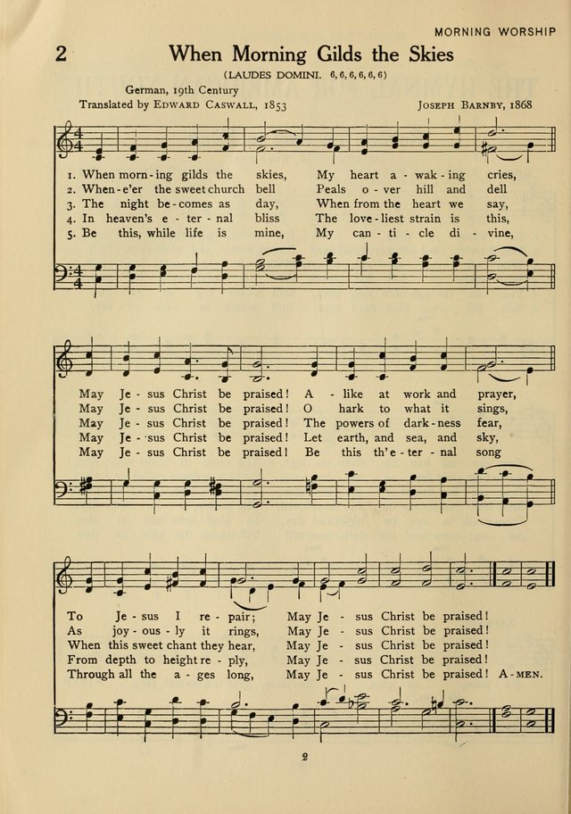 Hymnal for American Youth page 3