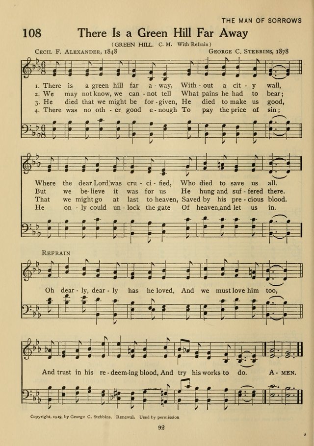 Hymnal for American Youth page 93