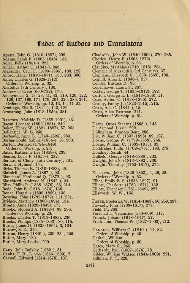 Hymnal for American Youth page xxi