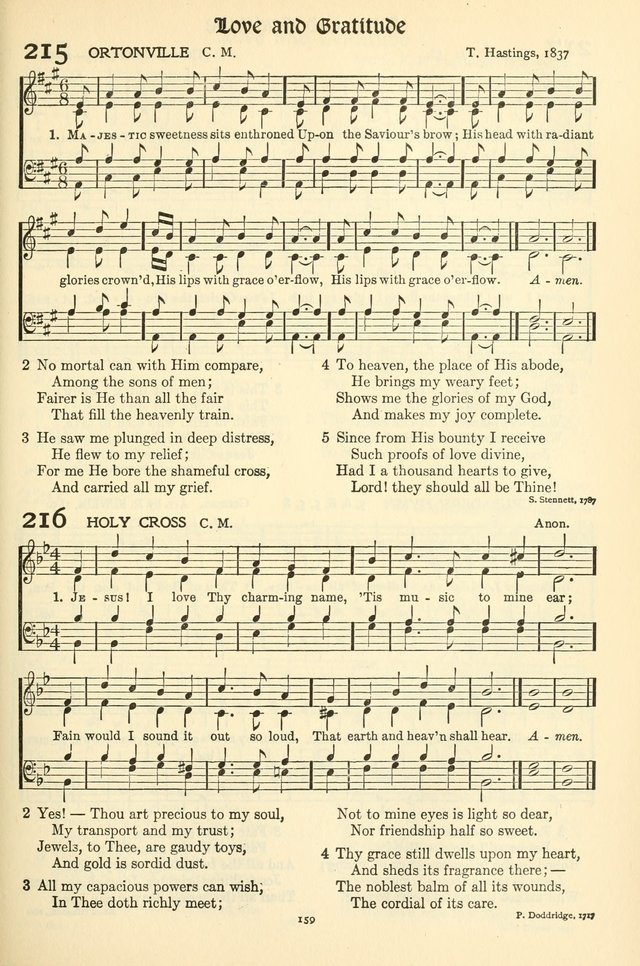 Hymns For The Church 216 Jesus I Love Thy Charming Name Hymnary Org
