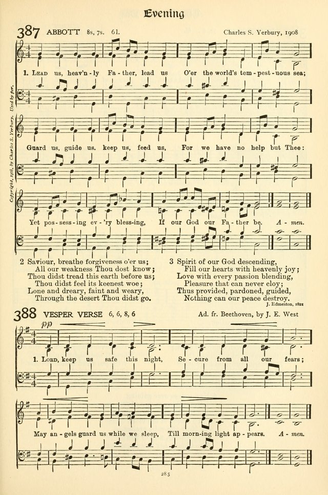 Hymns for the Church page 288