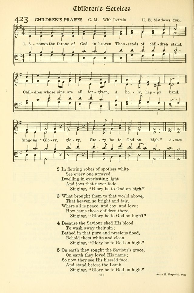 Hymns for the Church page 315