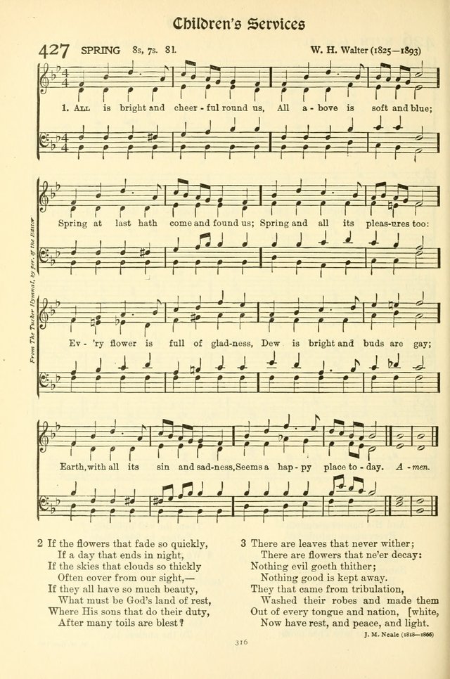 Hymns for the Church page 319