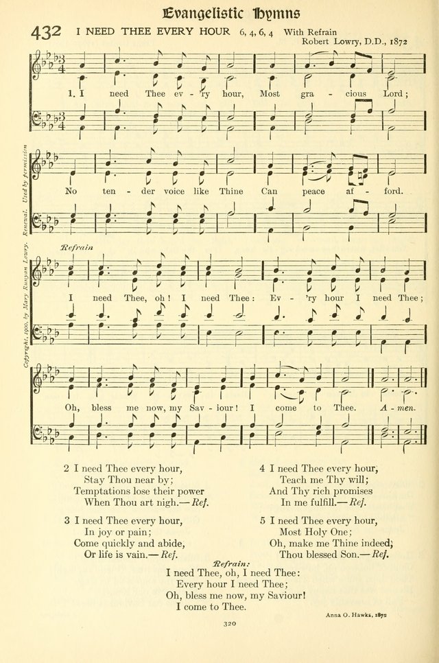 Hymns for the Church page 323