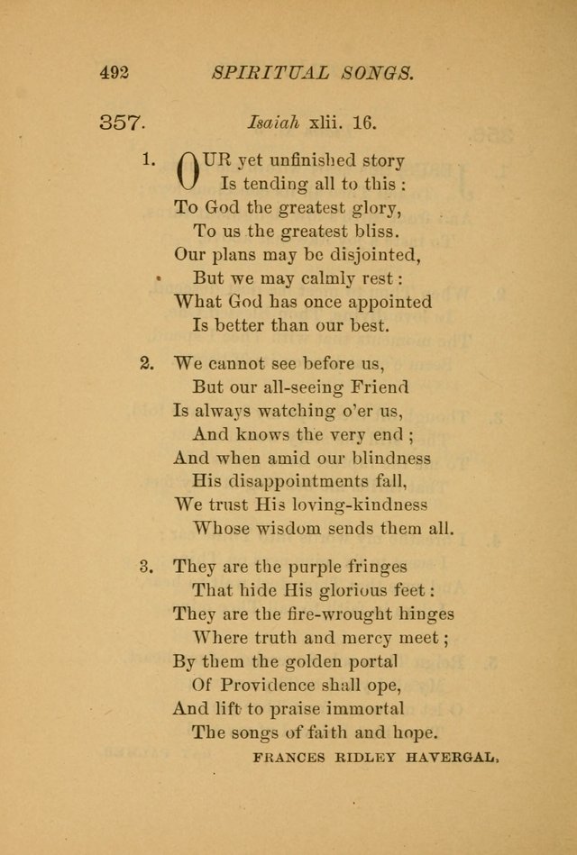 Hymns for the Church on Earth: being three hundred and sixty-six hymns and spiritual songs. (For the most part of modern date.) (New Ed.) page 494