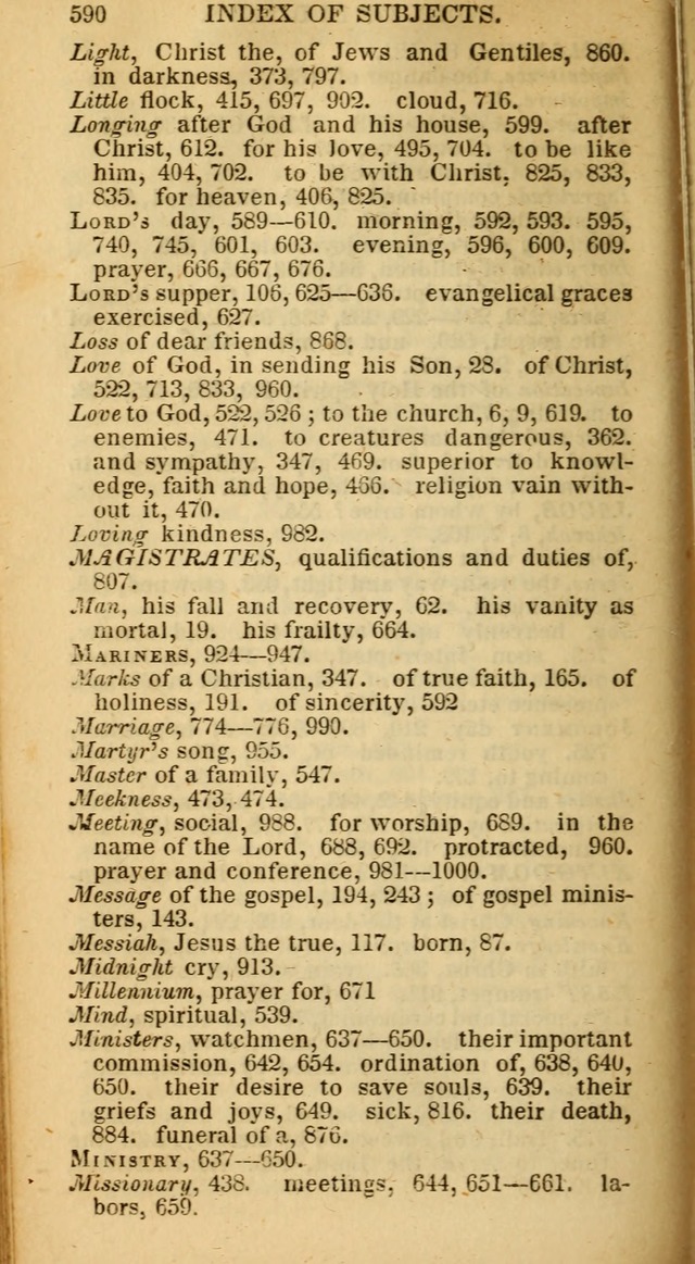 Hymns for Christian Melody page 586