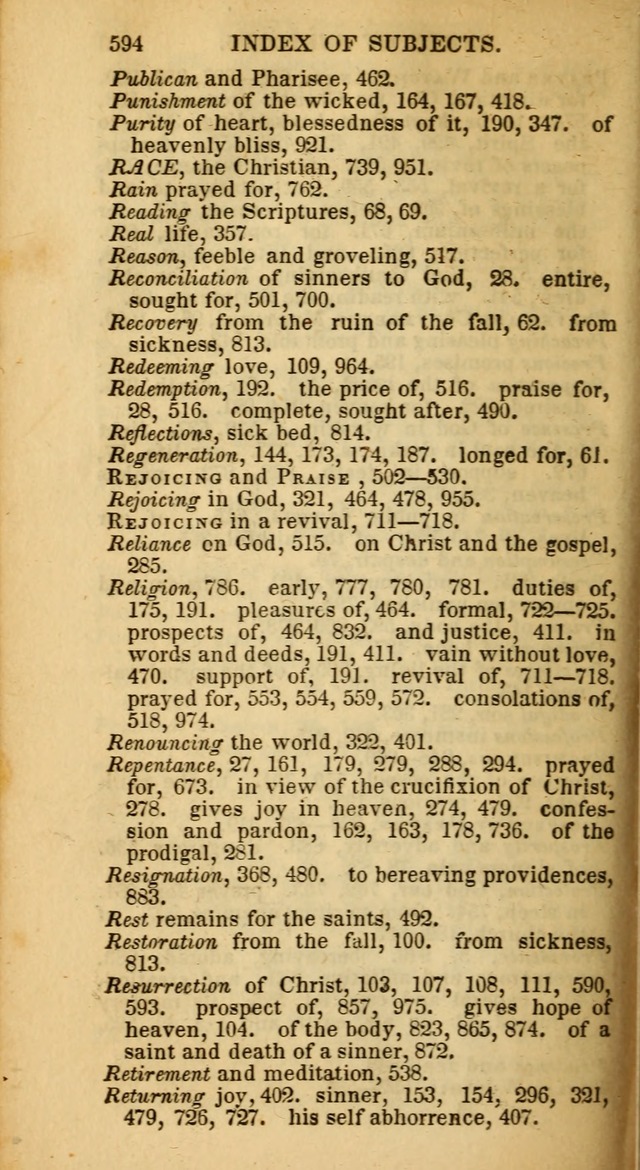 Hymns for Christian Melody page 590