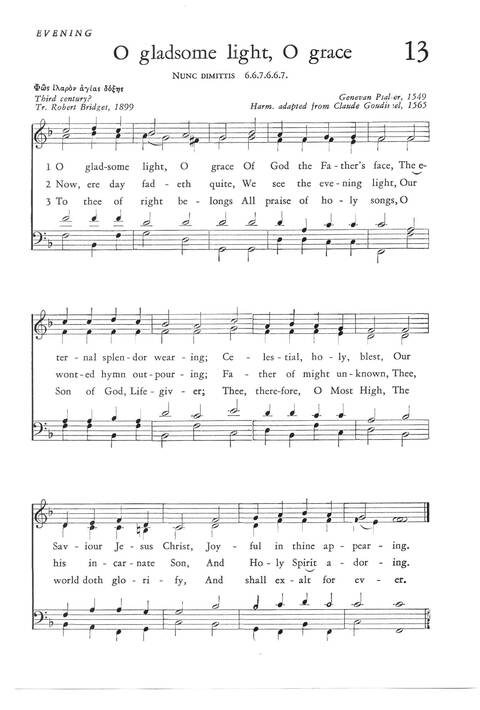 Hymnal for Colleges and Schools page 13